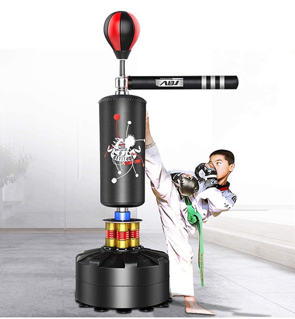 Amazon | ボクシングパンチングボールセットスピニングバー付き高さ